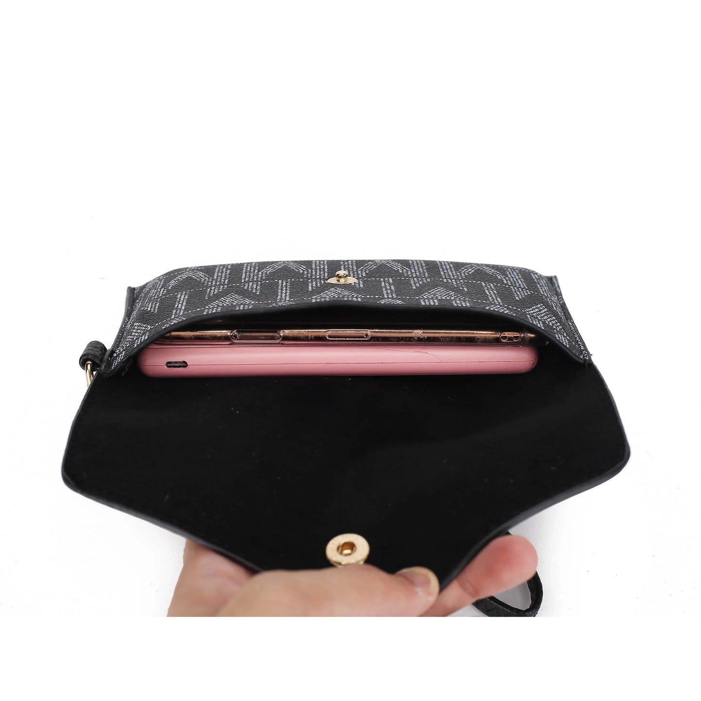 Marimar Women'S Tote Bag with Pouch and Wristlet, Signature 4 Piece Set by Mia K - Black